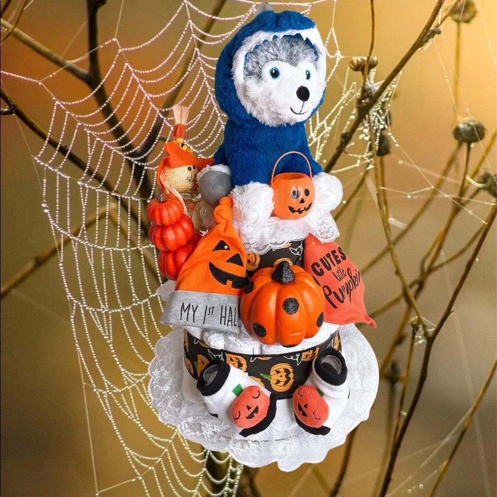 Halloween Diaper Cake
